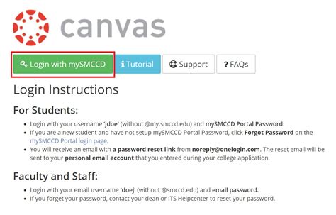 npa login canvas